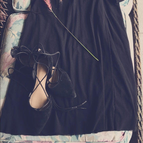 🥀Sweet Pea Black Vintage Vibe Dress🥀 - Picture 4 of 5